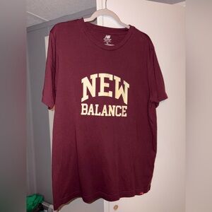 New Balance Men's Burgundy Tee